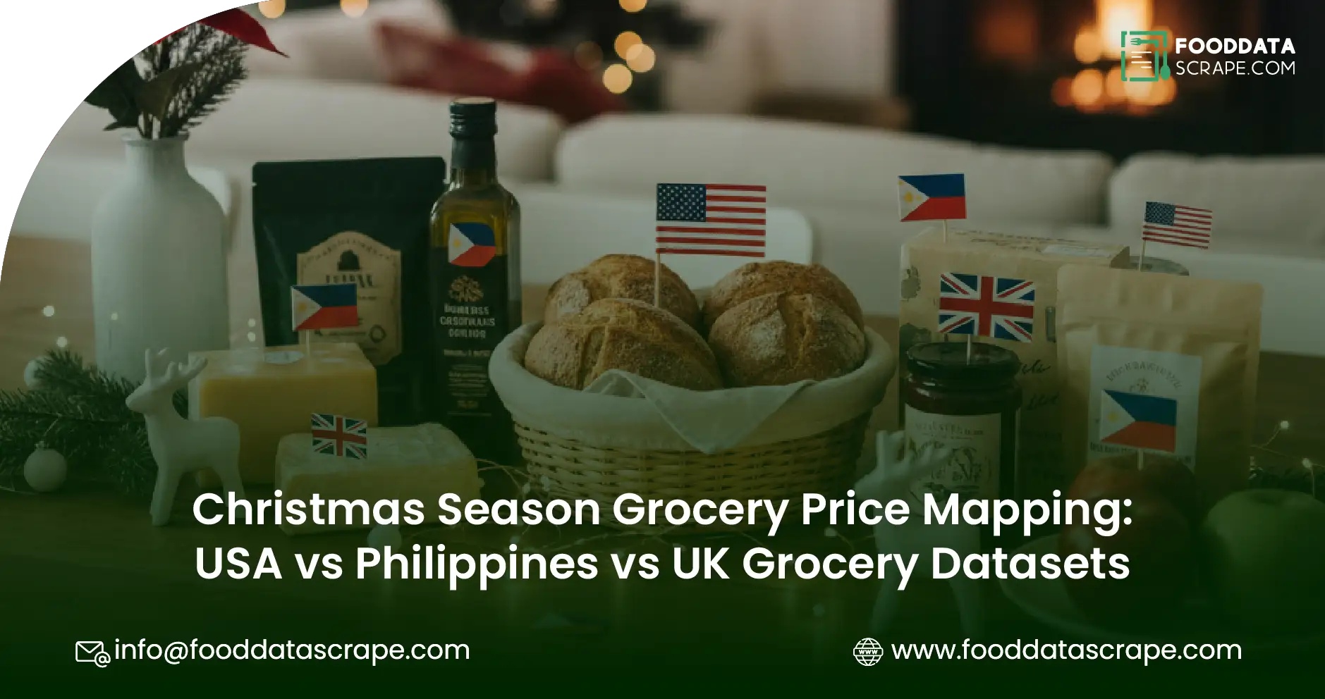 Christmas Season Grocery Price Mapping: USA vs Philippines vs UK Grocery Datasets